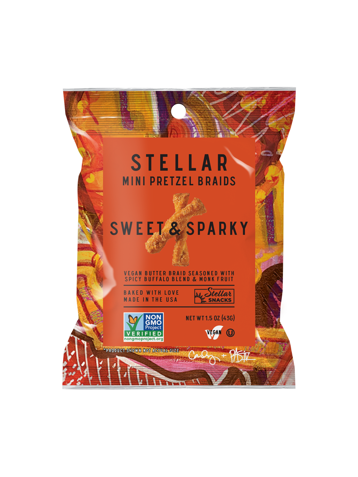Stellar Pretzel Braids - Sweet & Sparky - 1.5oz
