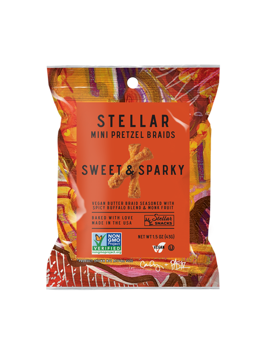 Stellar Pretzel Braids - Sweet & Sparky - 1.5oz