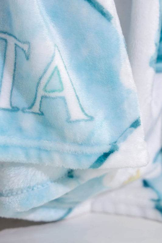 Zeta Flannel Fleece Blanket, Sorority