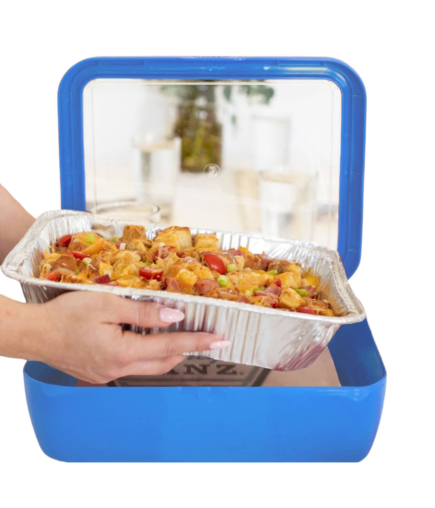 Premium Set - Pan Frame w/ Lid & Gel Pack - Denim Blue