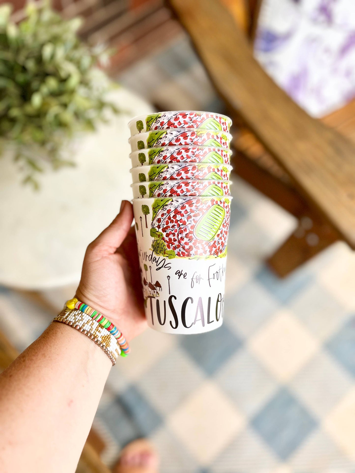 Tuscaloosa Reusable Cups, college tailgating, gifts, alumni