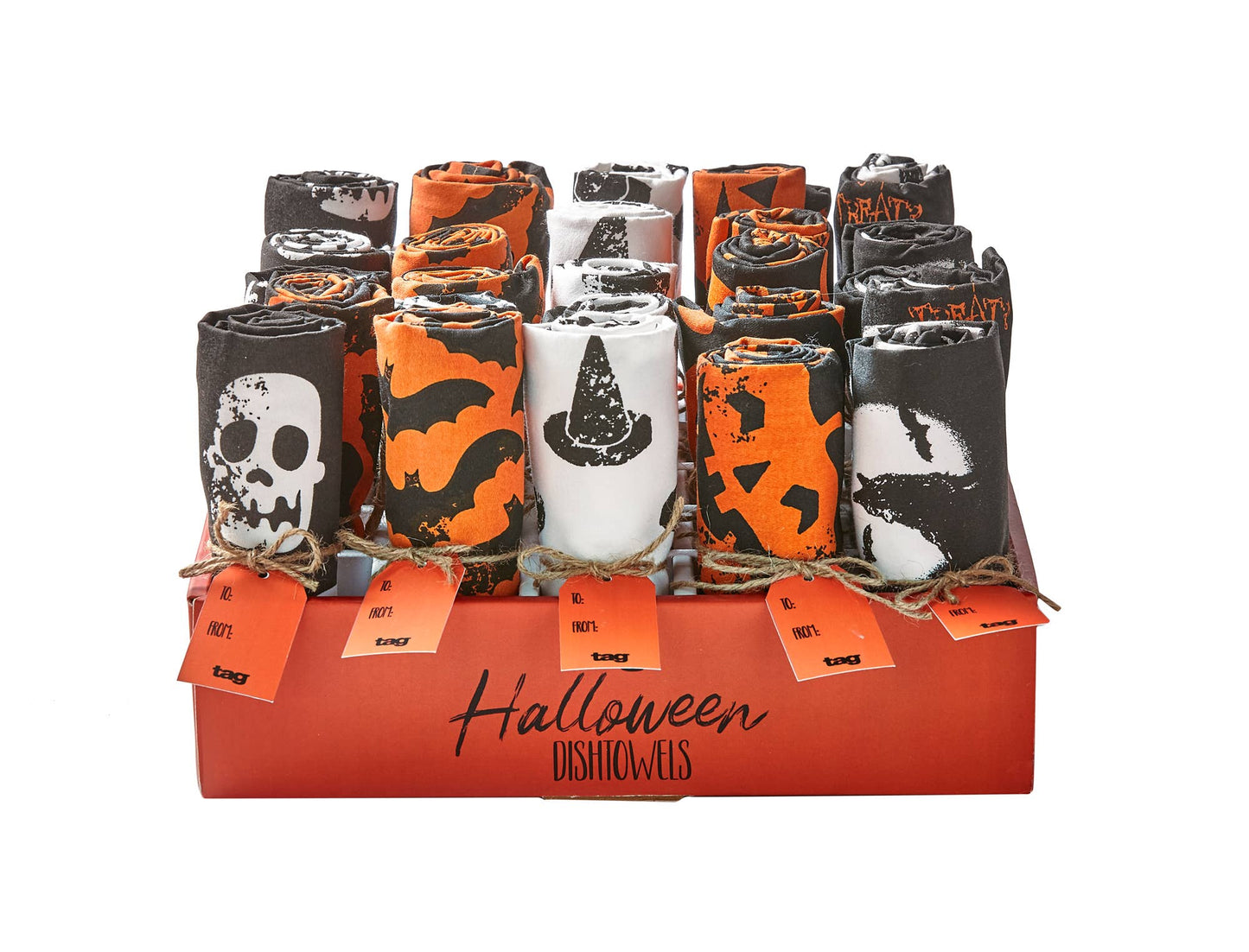 SALE Halloween Dishtowel Assortment of 25 CDU - Multi