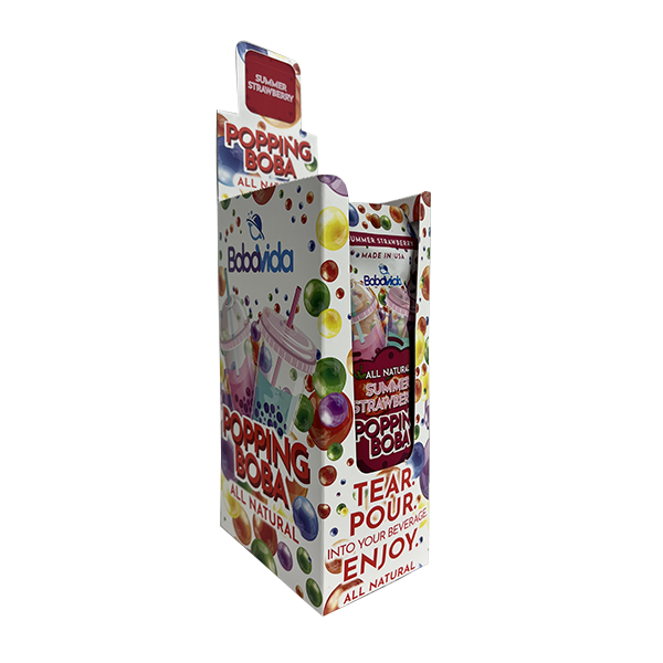 BobaVida Popping Boba -Summer Strawberry, 10ct