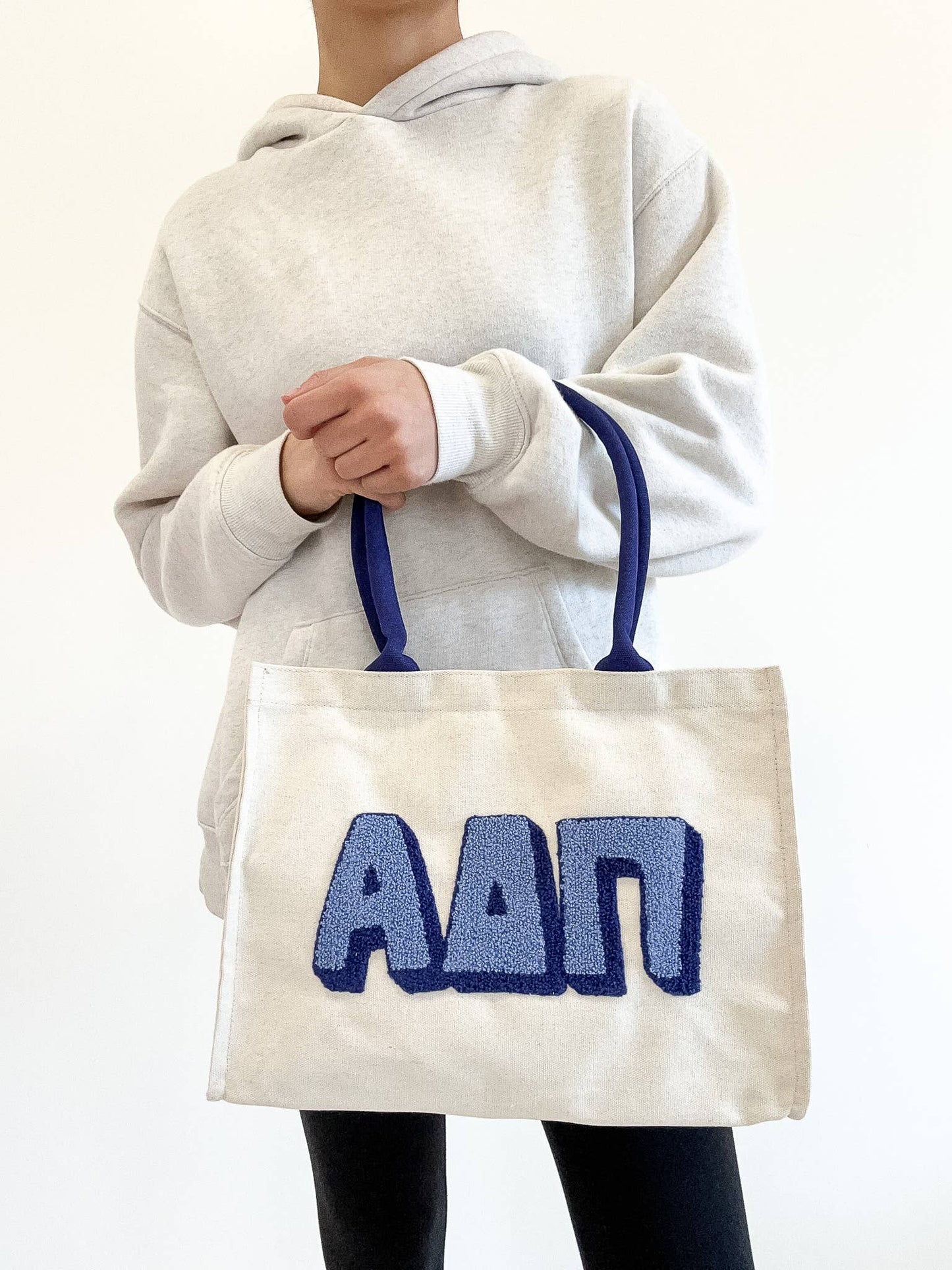 Alpha Delta Pi Chenille Sorority Gift Tote