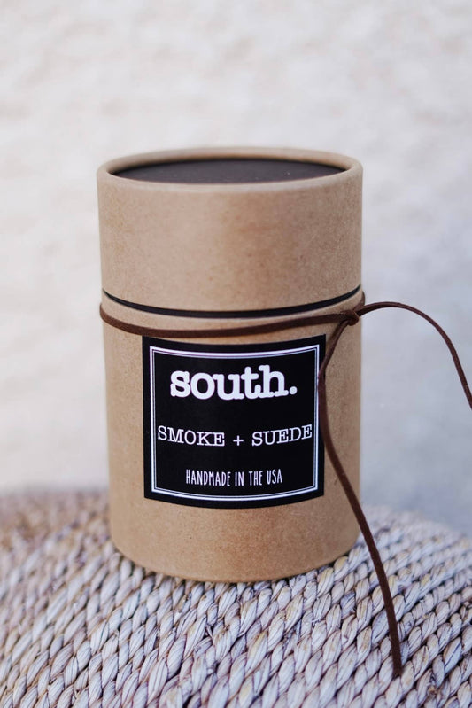 Smoke & Suede Soy Wax Jar/Filled Candle