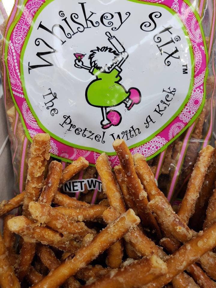 Whiskey Stix, The Pretzels with a Kick! 3oz Bag