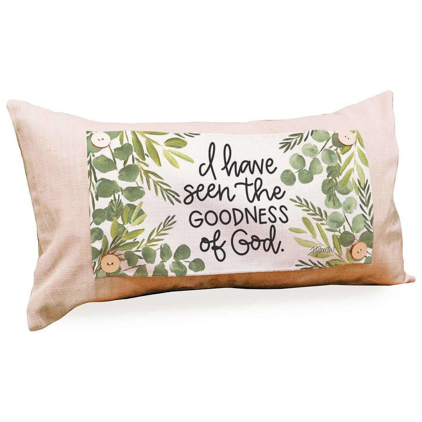 Spiritual "Goodness of God" Pillow Swap