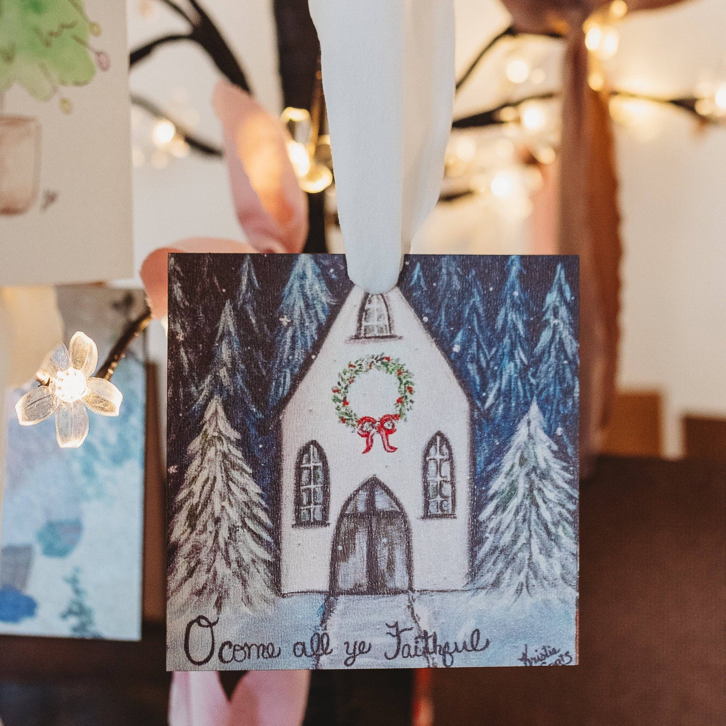 KRISTIE'S O COME ALL YE FAITHFUL ORNAMENT