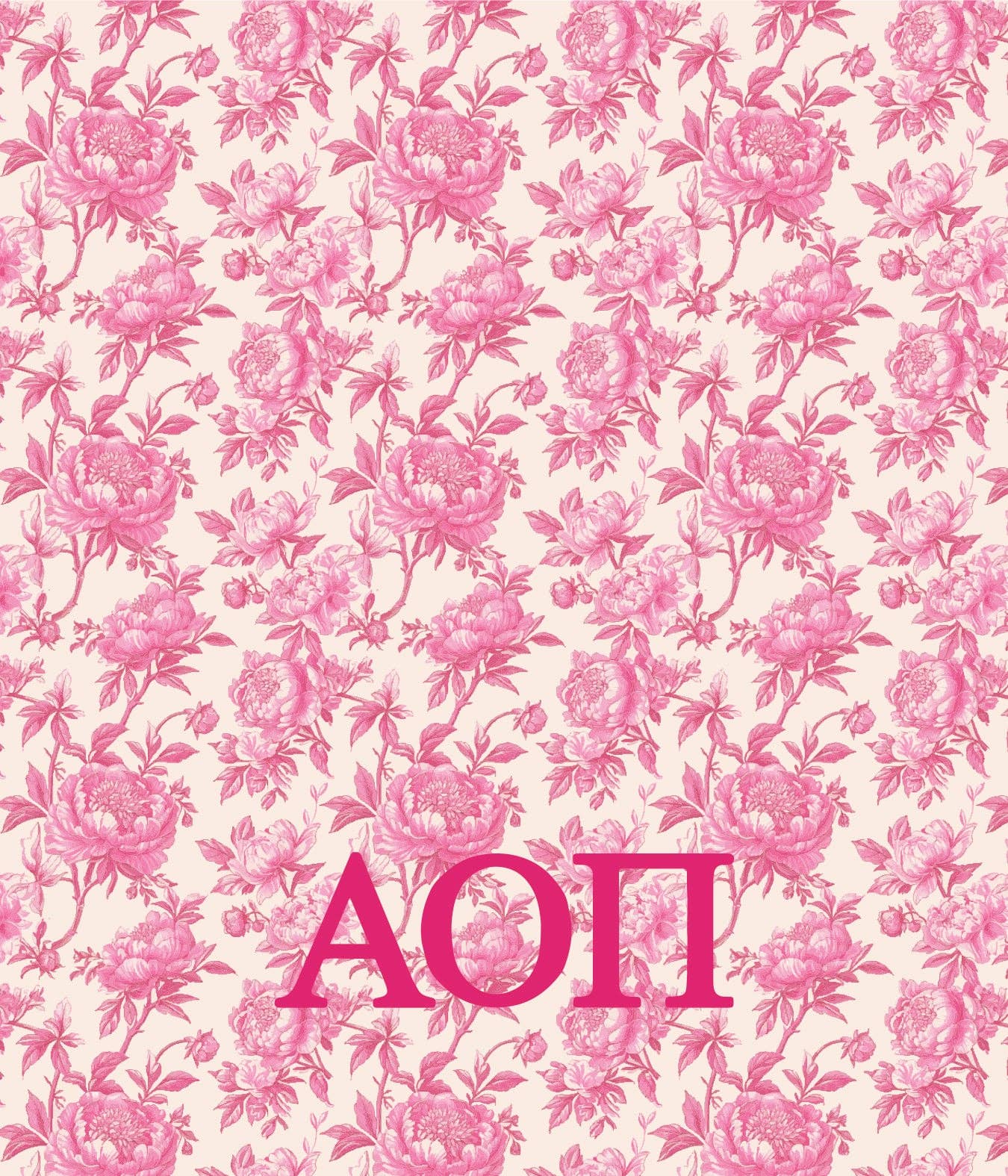Sorority Floral Minky Blanket