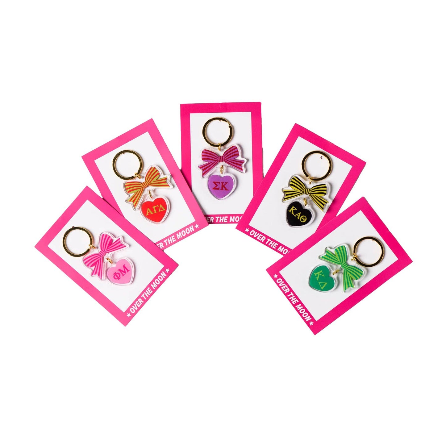 Sorority & Greek BOW-DACIOUS Keychain