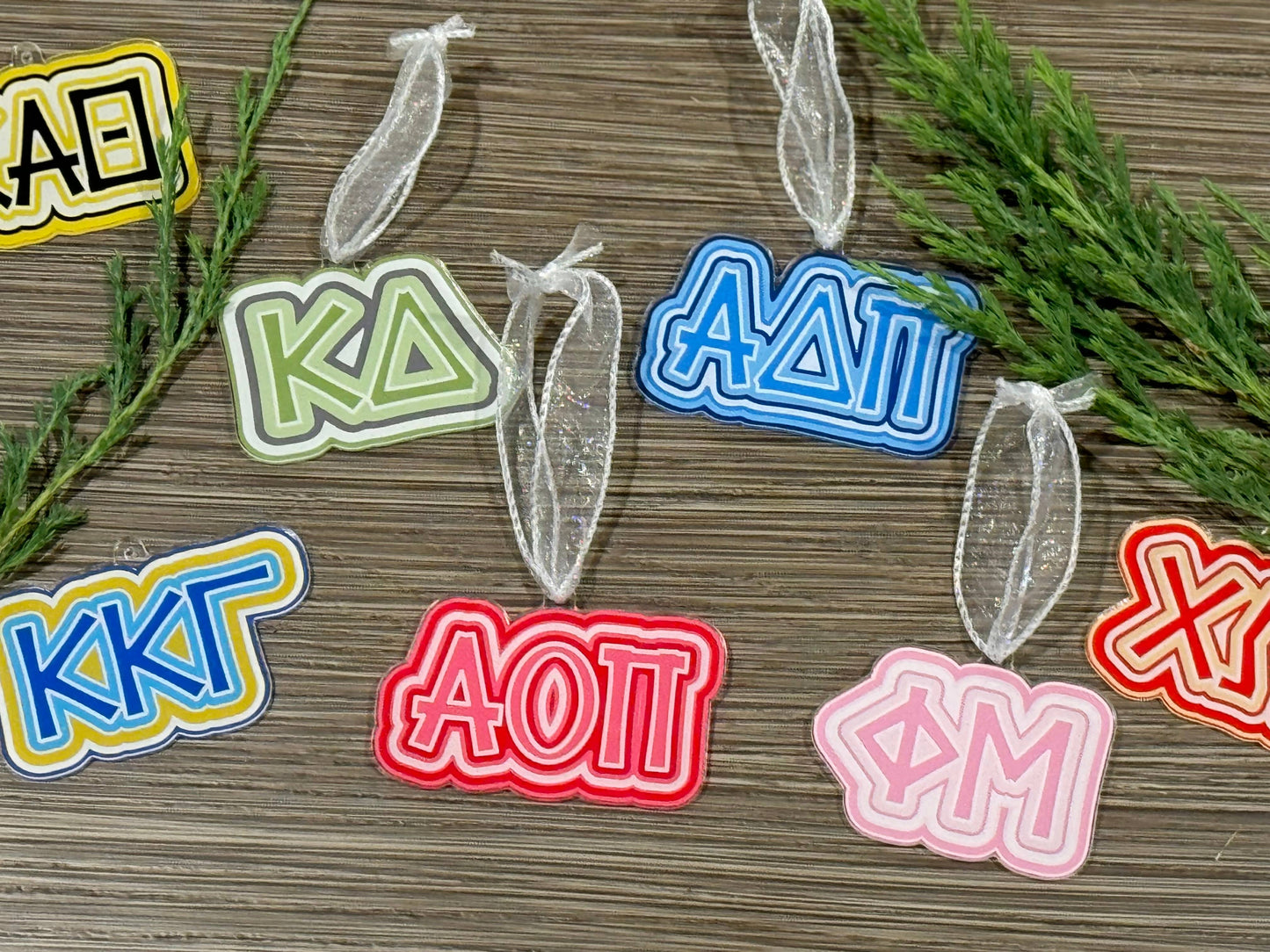 Sorority Acrylic Christmas Ornament