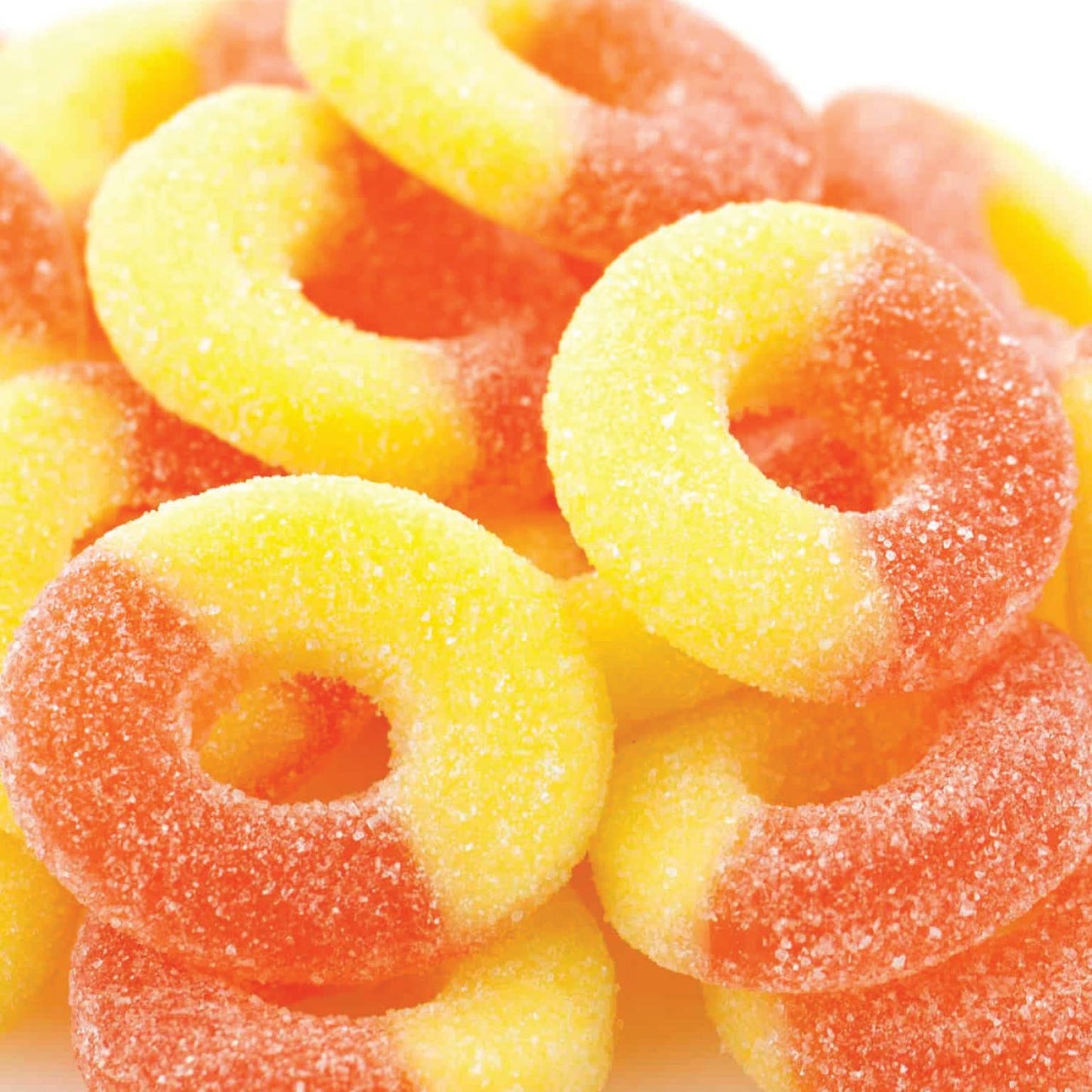 Candy Sugar Stacks - Everyday Peach Gummy Rings