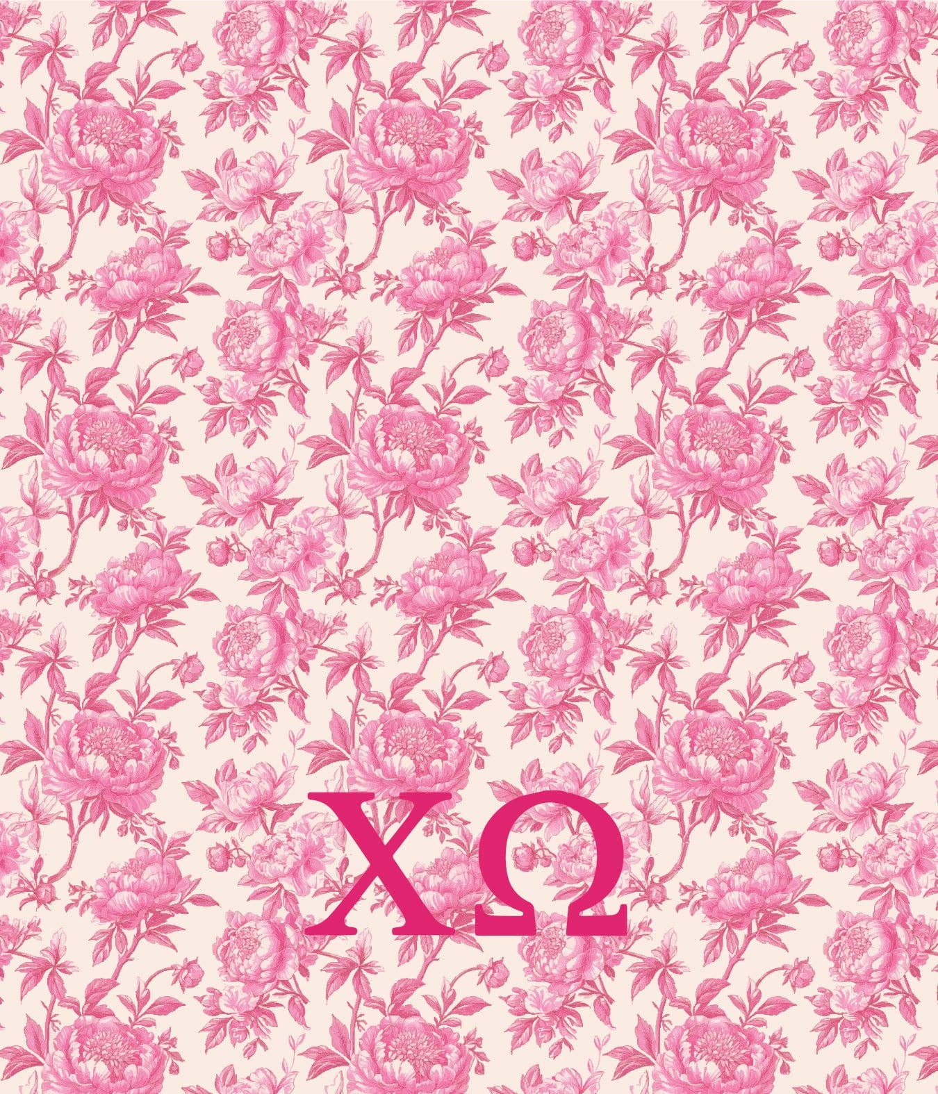 Sorority Floral Minky Blanket