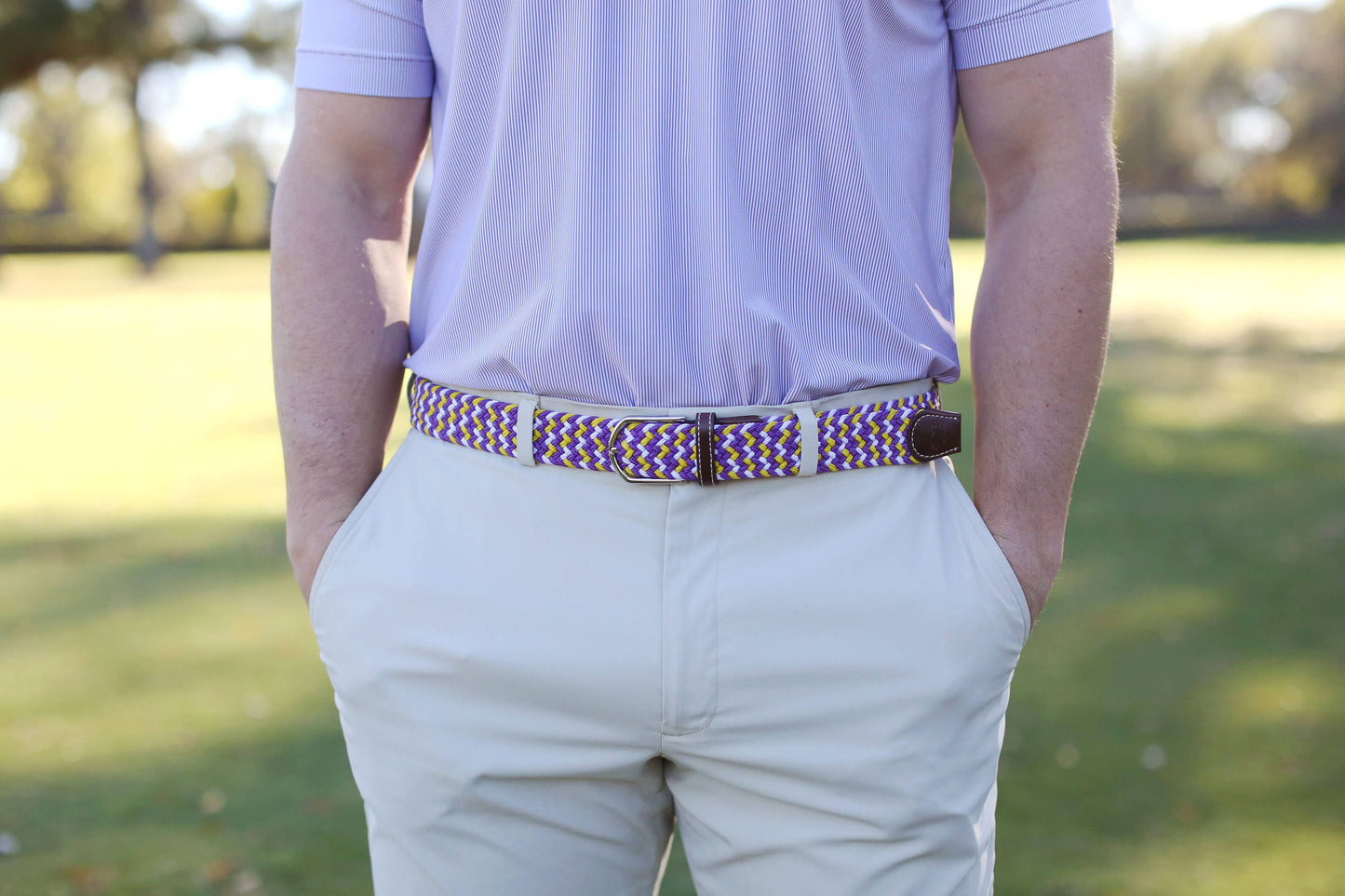 The Nola Woven Stretch Belt