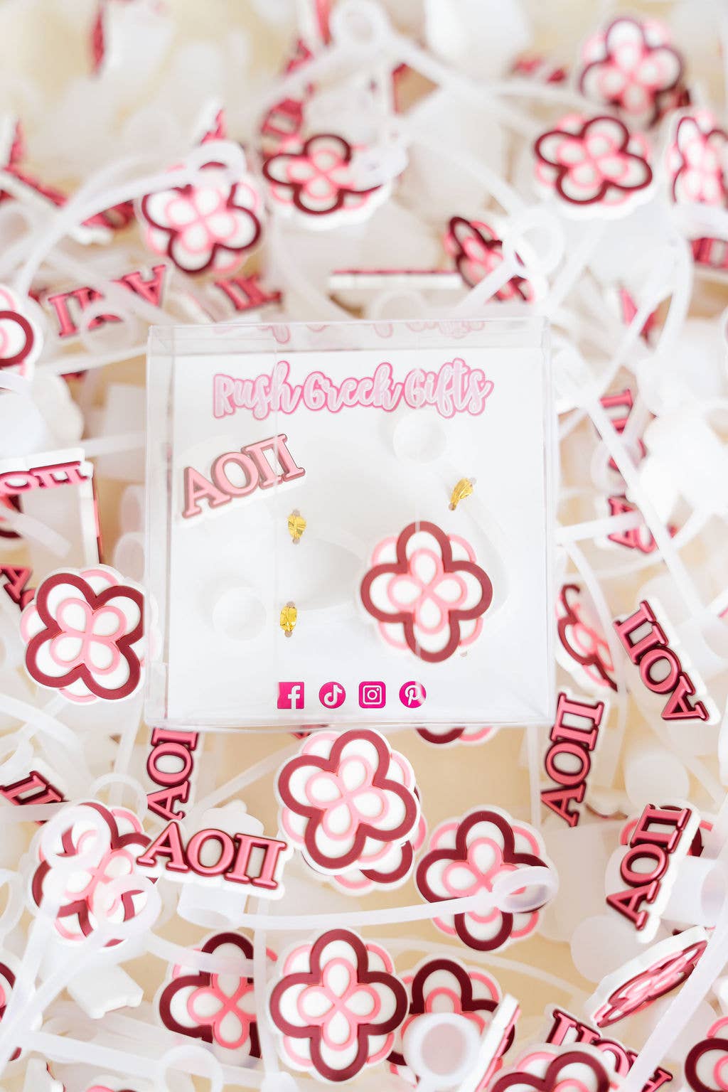 Sorority Straw Toppers