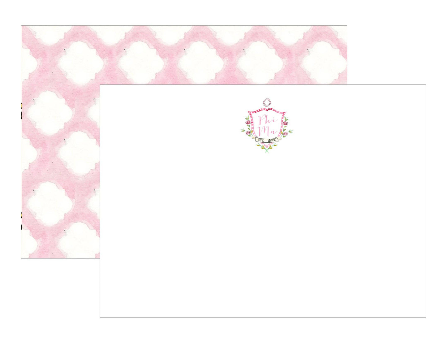 Sorority & Greek MOTIF Notecards