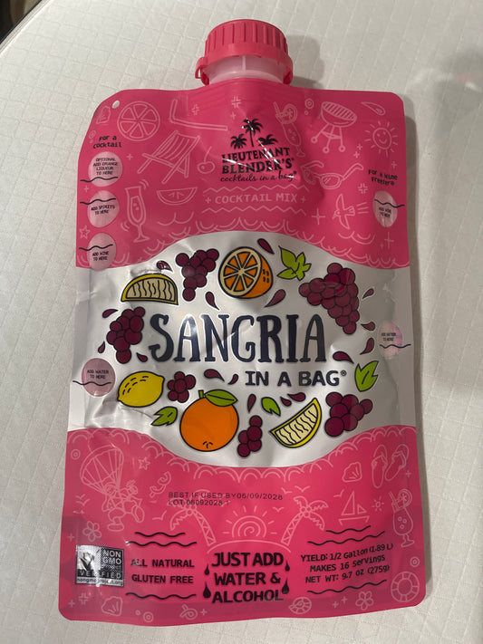 Sangria in a Bag
