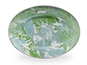 Golden Rabbit Oval Platter