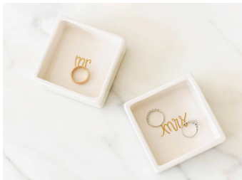 Mr. & Mrs. Trinket Bowls