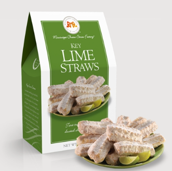 Key Lime Straws