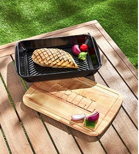 Grill Tray & Board Set