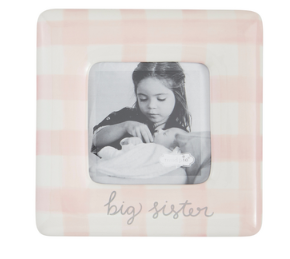 Gingham Big Sis Frame