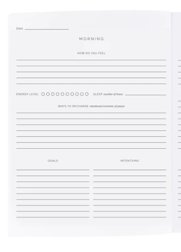 Daily Check In Journal