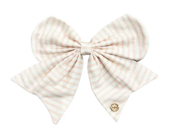 Pink Stripe Mag Bow