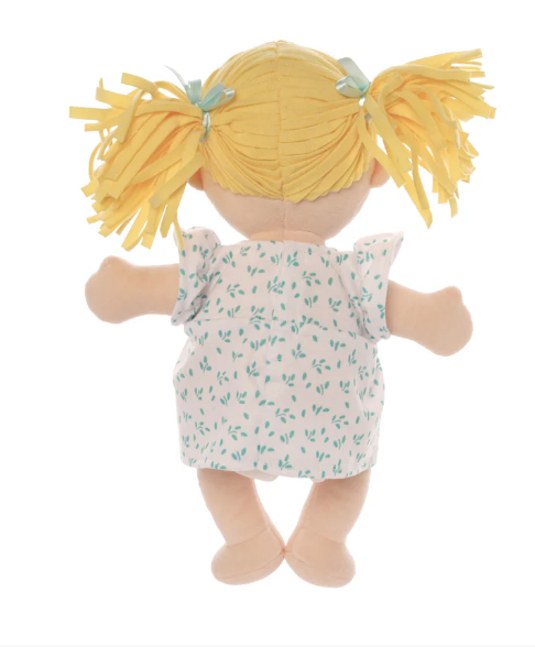 Stella- Peach w/blonde pigtails