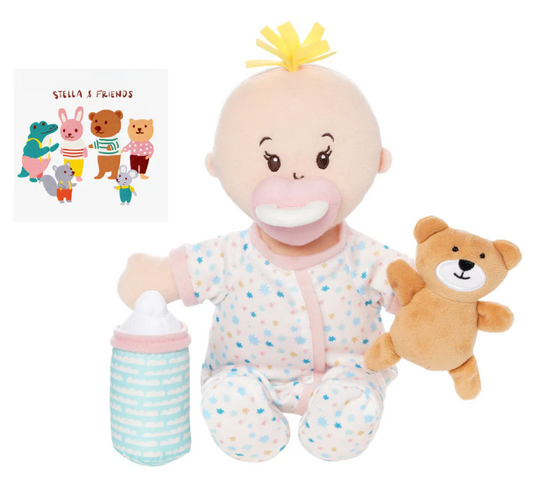 Stella Sleepytime Set-Peach w/blond