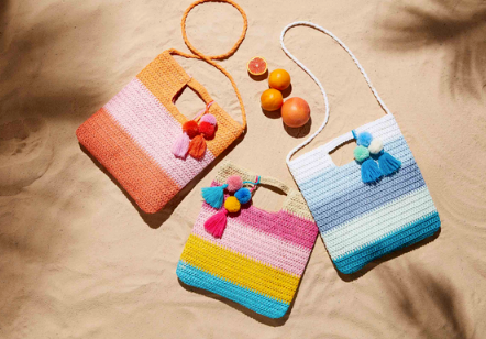 Bright Straw Tote