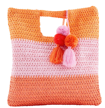 Bright Straw Tote