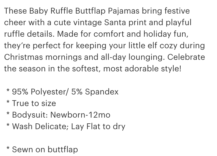 RUFFLE-Baby Butt-Flap Pajamas