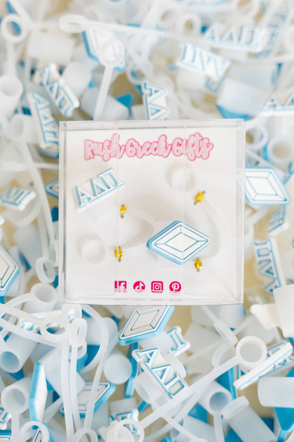 Sorority Straw Toppers