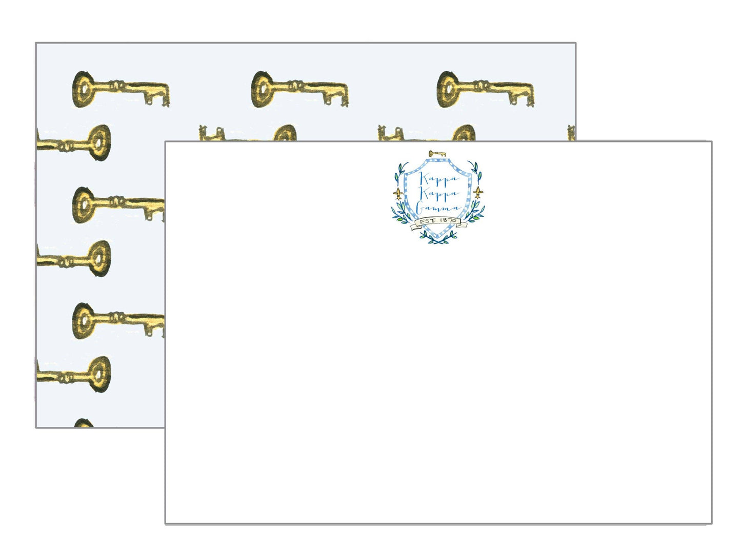 Sorority & Greek MOTIF Notecards