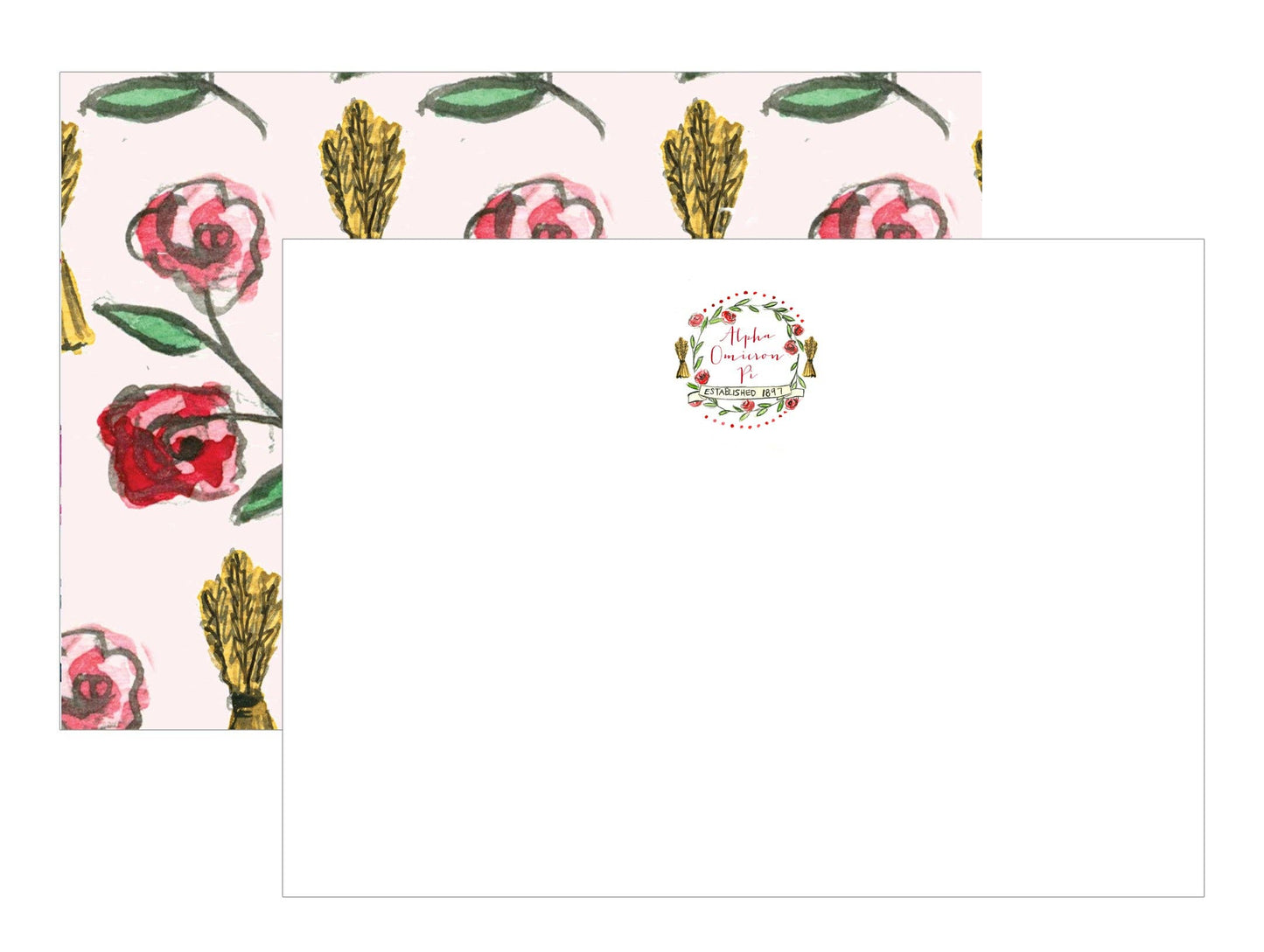 Sorority & Greek MOTIF Notecards