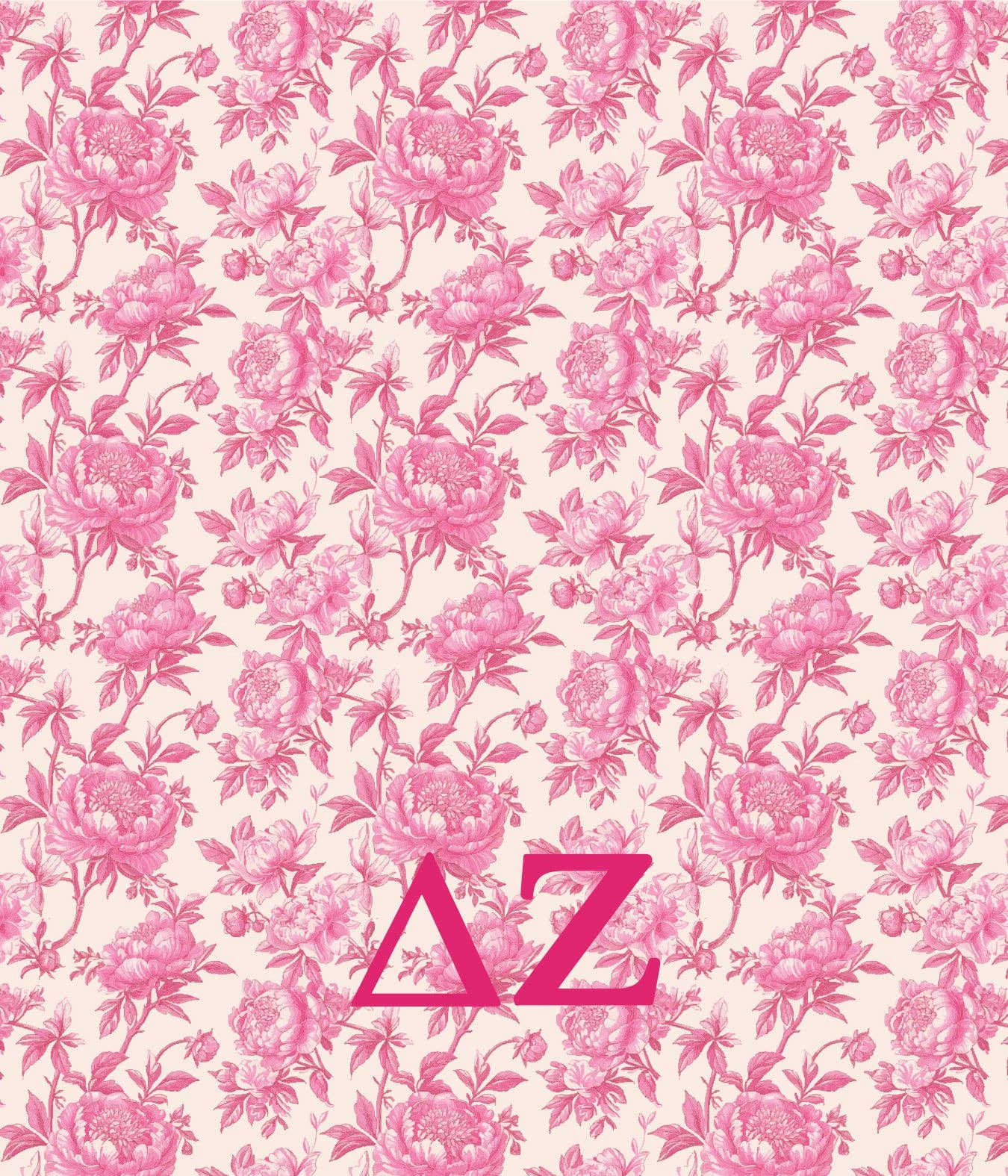 Sorority Floral Minky Blanket