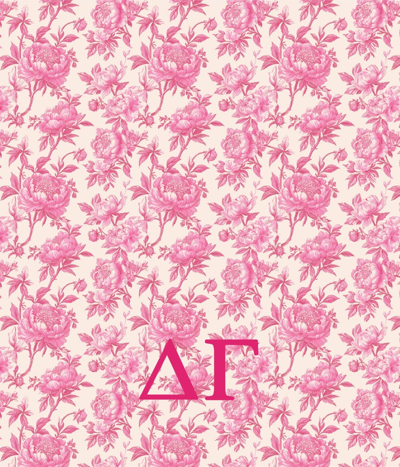Sorority Floral Minky Blanket