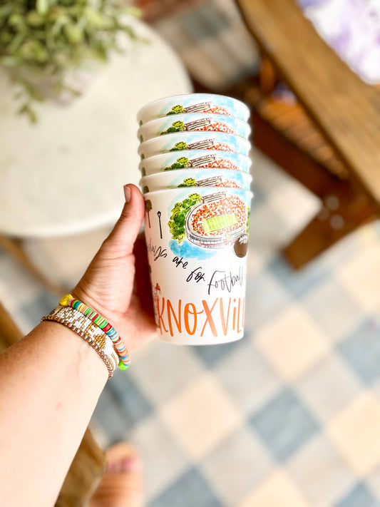 Knoxville Reusable Cups, gifts, collegiate games, alumni