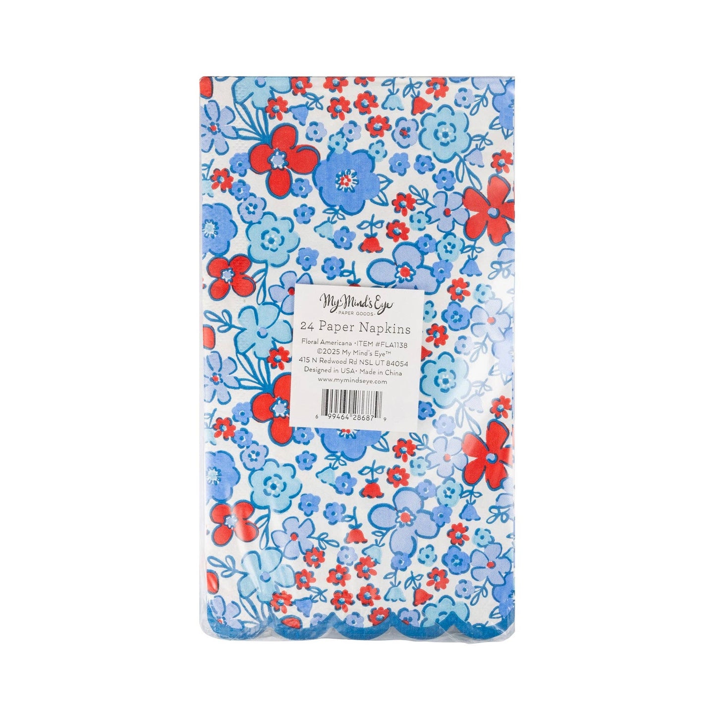 FLA1138 - Floral Americana Dinner Napkin