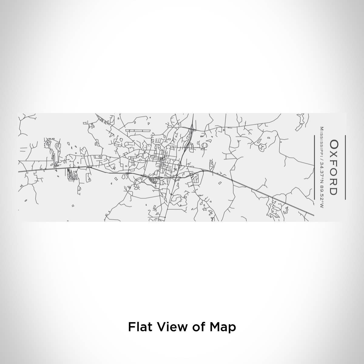 Oxford MS Map Insulated Cup in Matte White