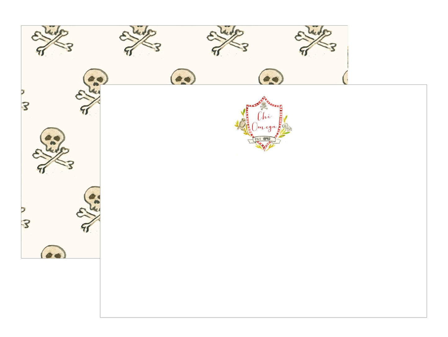 Sorority & Greek MOTIF Notecards