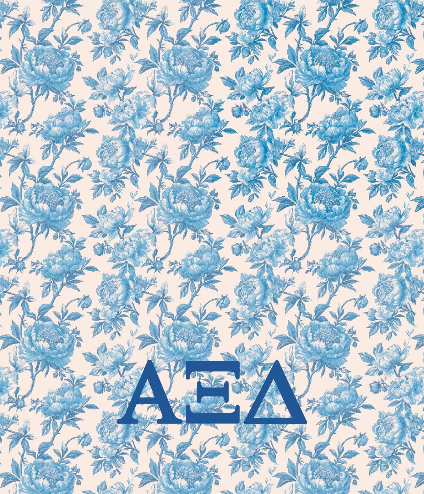 Sorority Floral Minky Blanket