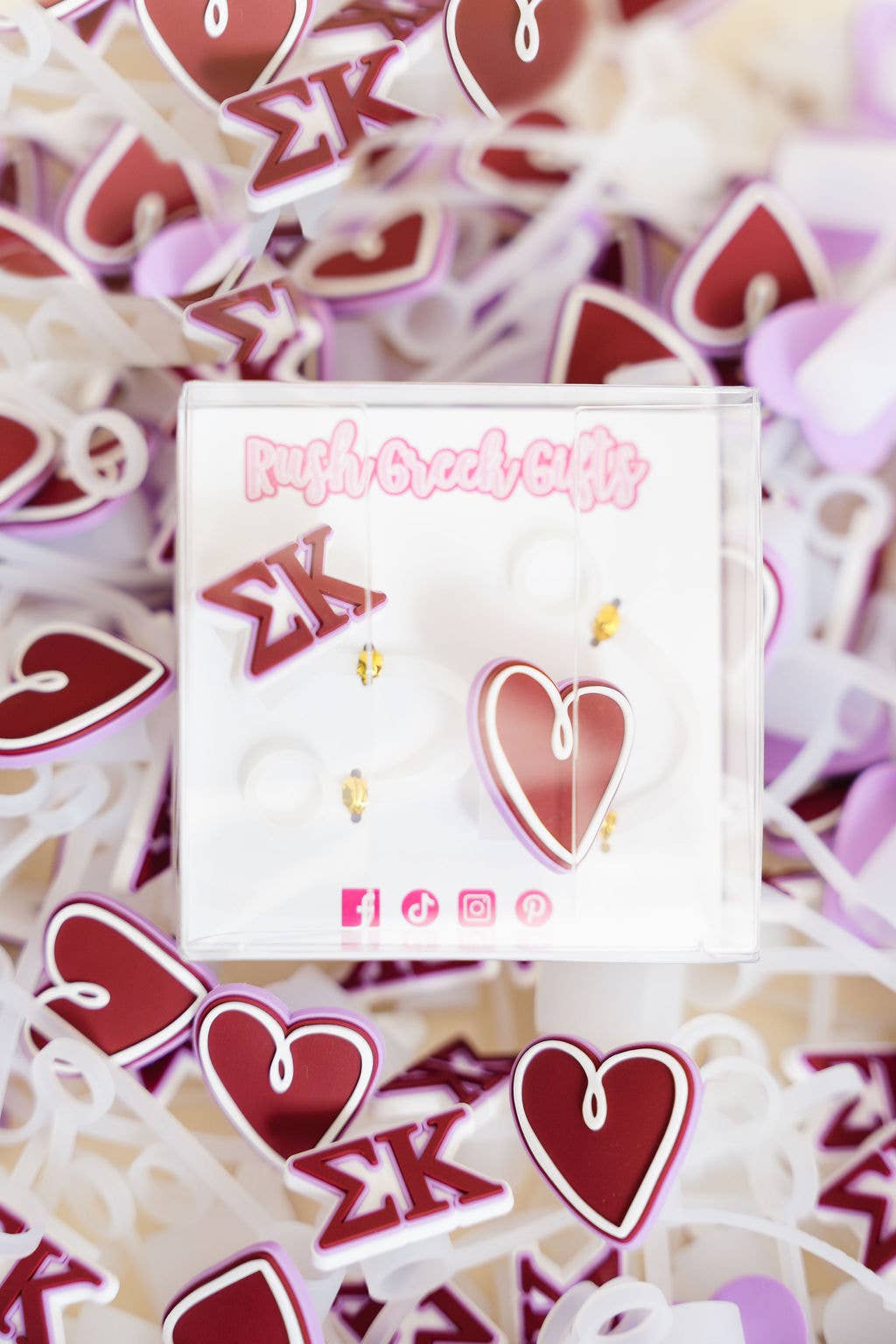 Sorority Straw Toppers