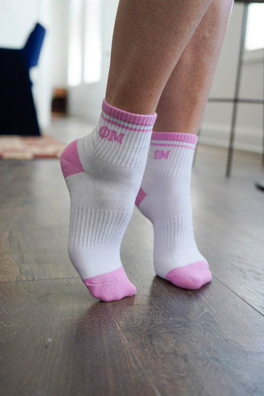 Phi Mu Quater Sock