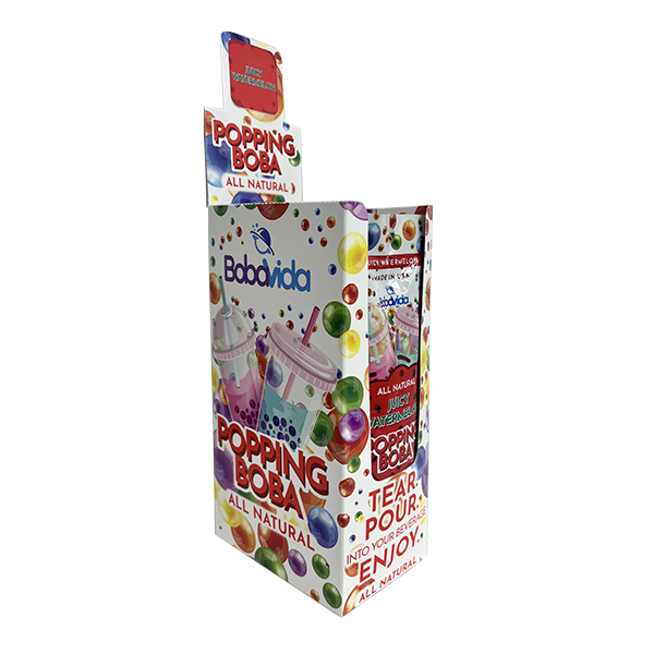 BobaVida Popping Boba -Juicy Watermelon, 10ct