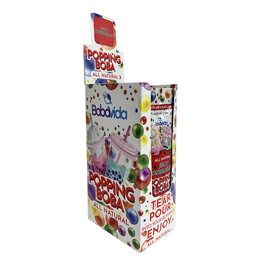 BobaVida Popping Boba -Juicy Watermelon, 10ct