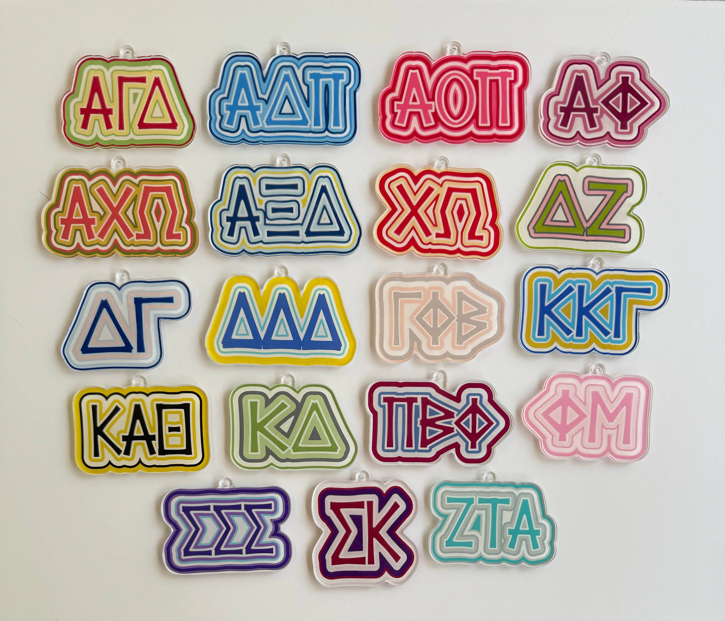 Sorority Acrylic Christmas Ornament