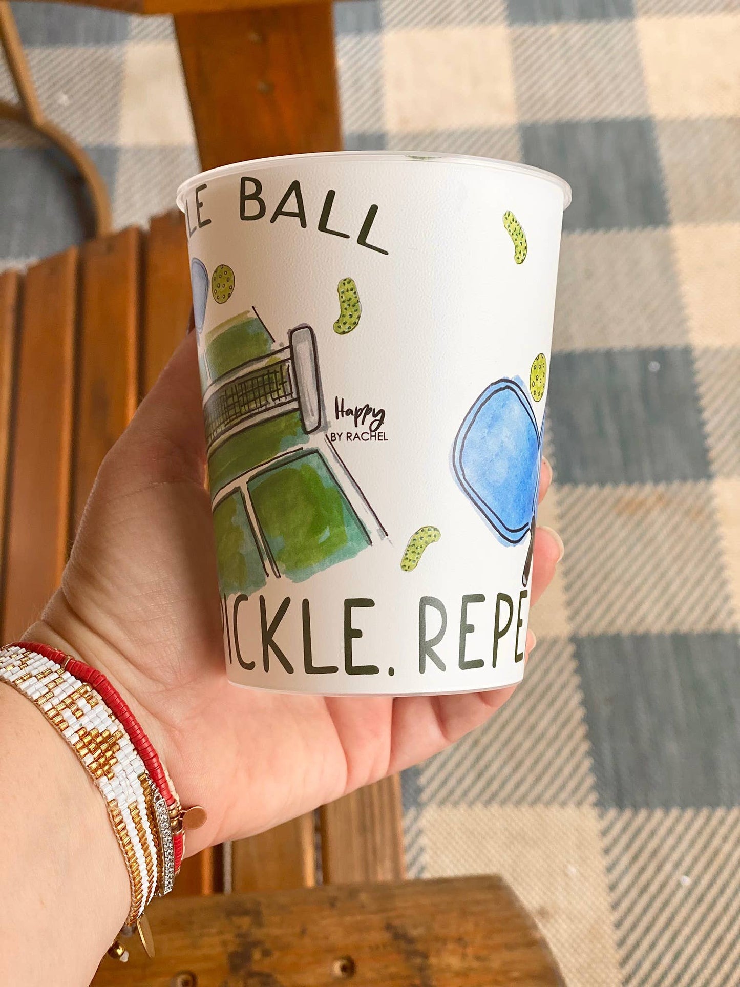 Pickle Ball Reusable Party Cups, gifts, fun cup