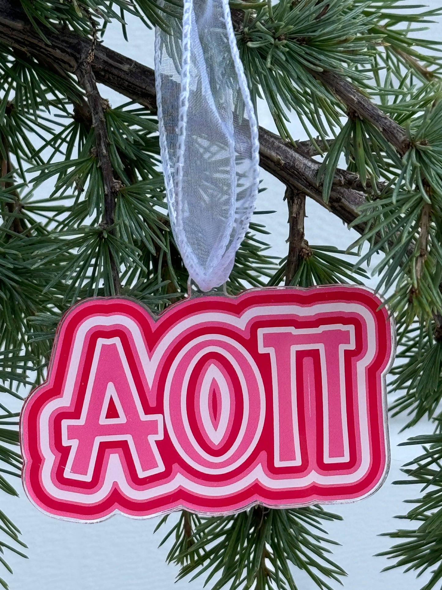Sorority Acrylic Christmas Ornament